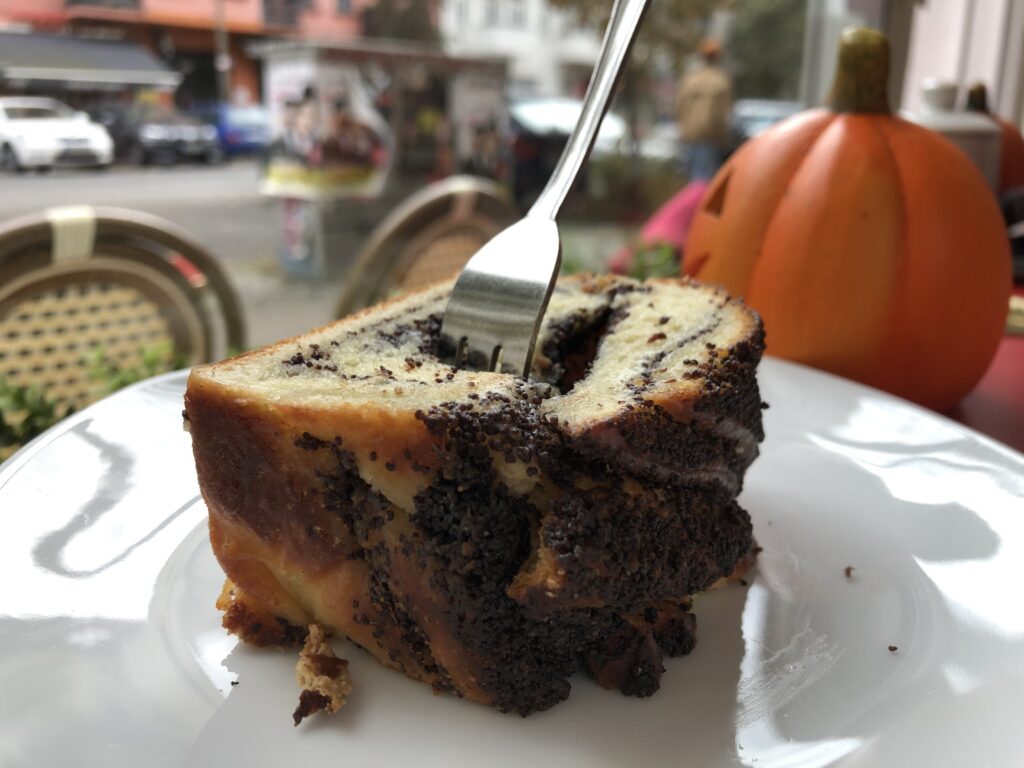 poppy seed babka at Shuga Berlin